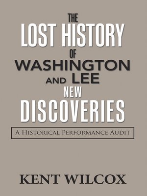 cover image of The Lost History of Washington and Lee
